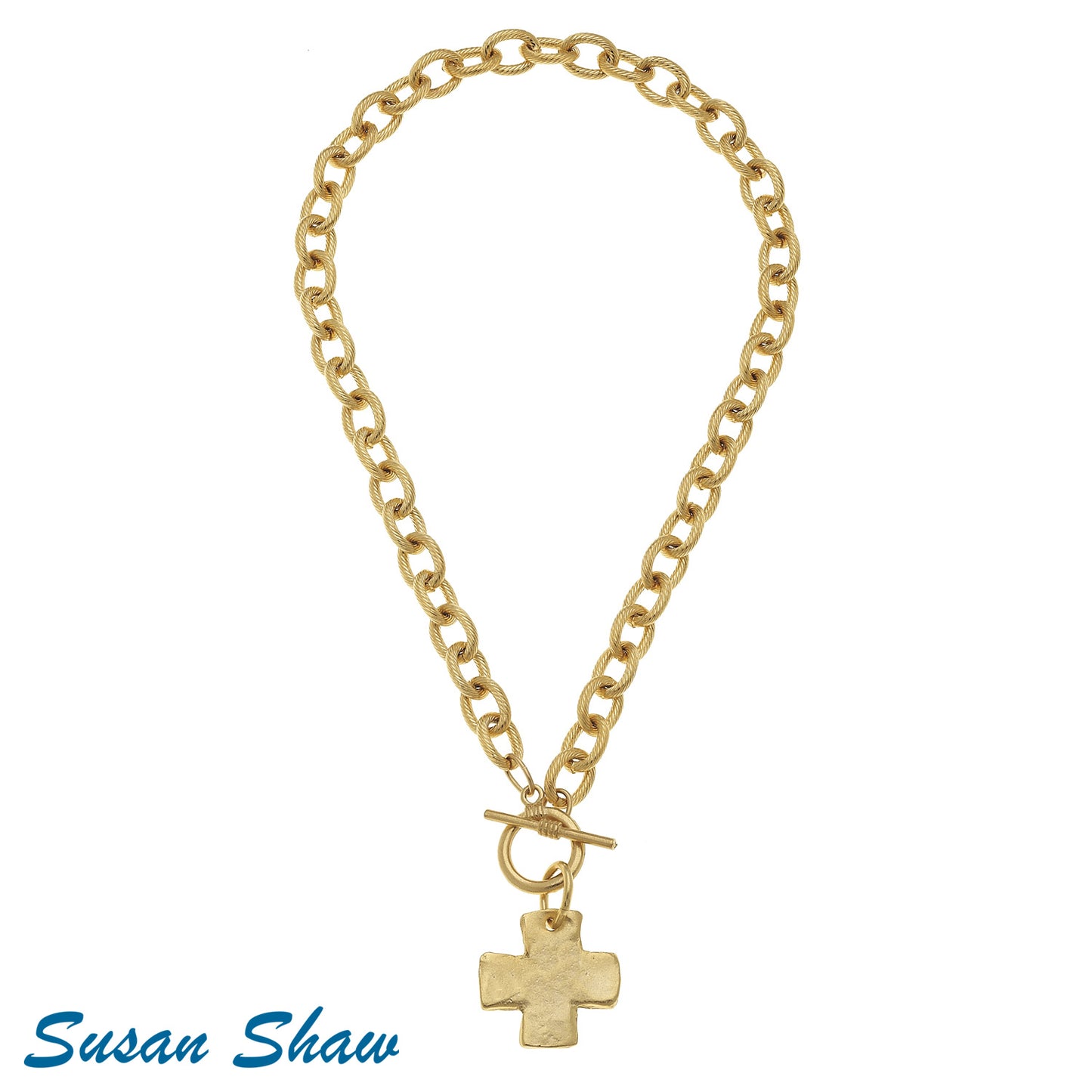Cross Toggle Necklace