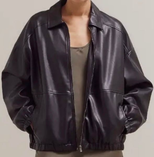 Black Bomber Jacket