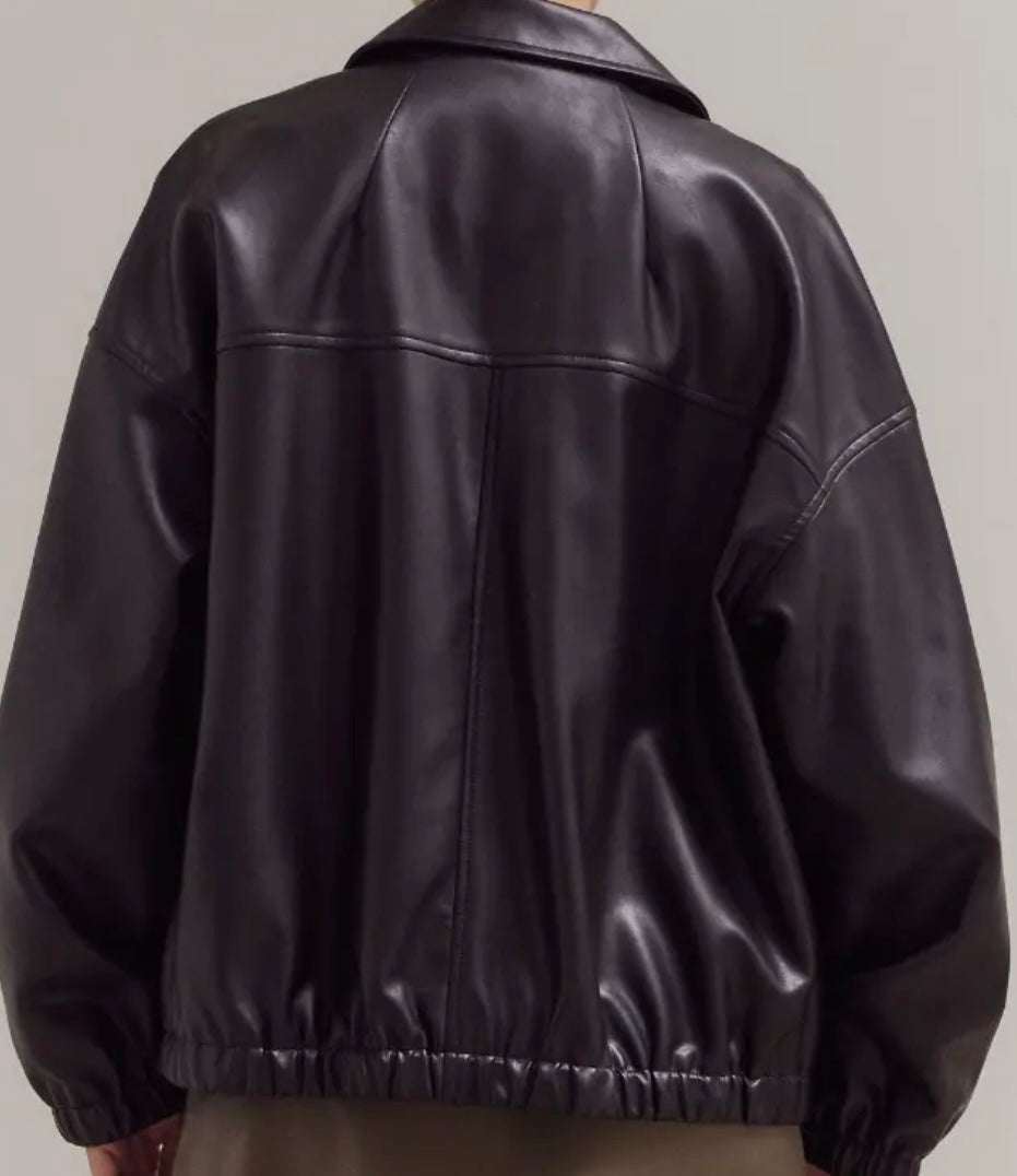 Black Bomber Jacket