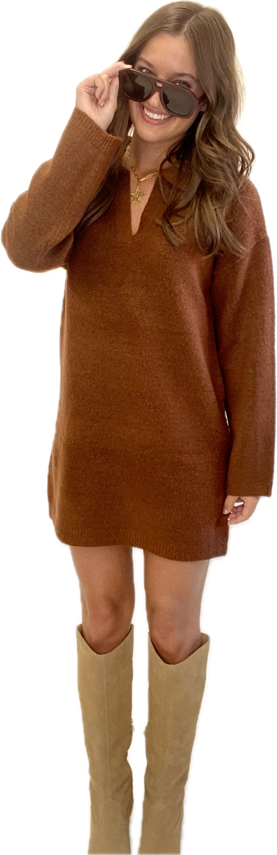 Polo Sweater Dress