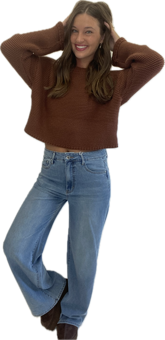 Textured Knit Sweater
