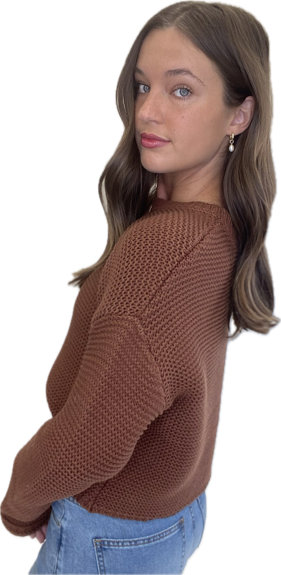 Textured Knit Sweater