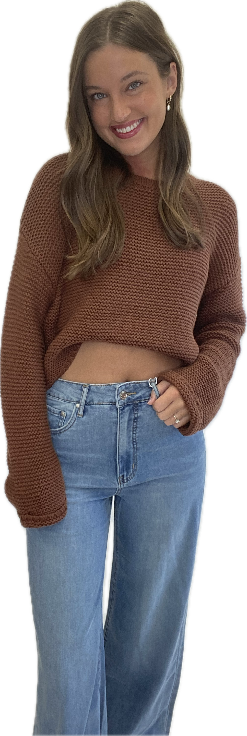 Textured Knit Sweater