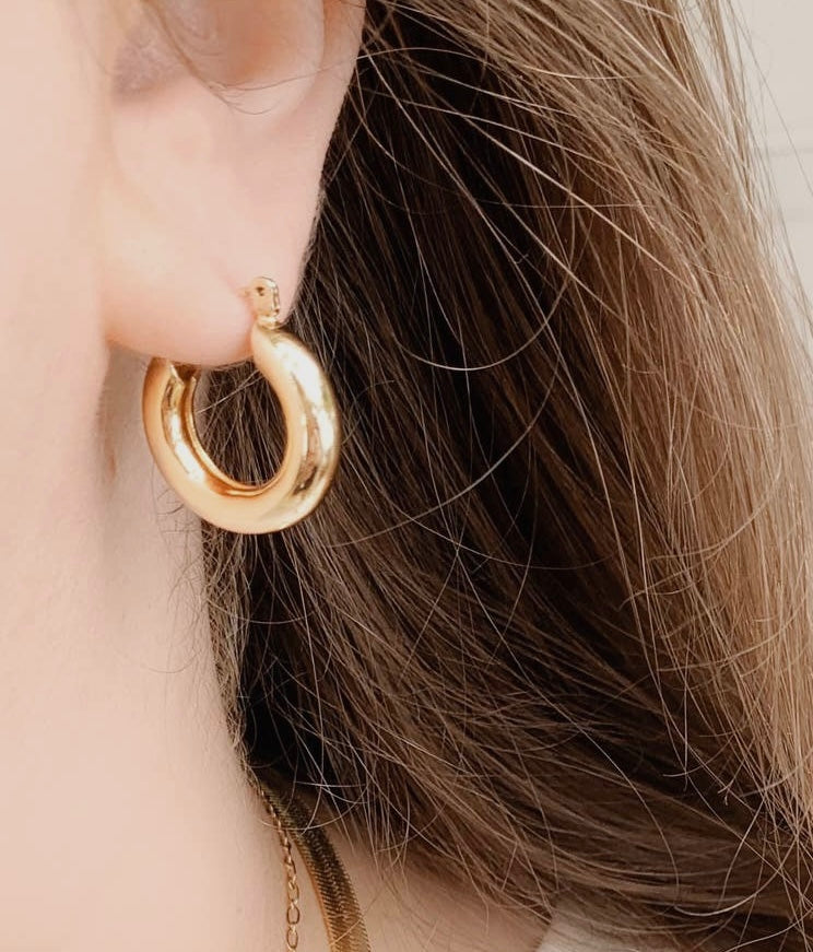 Mini Chunky Hoops