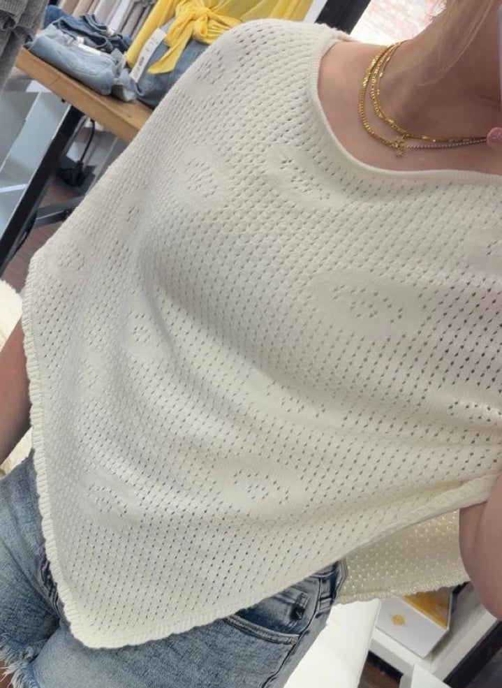 Knit Crochet Poncho