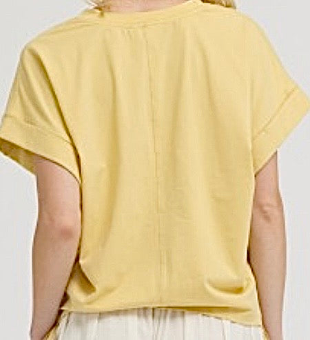 Jersey Drawstring Top