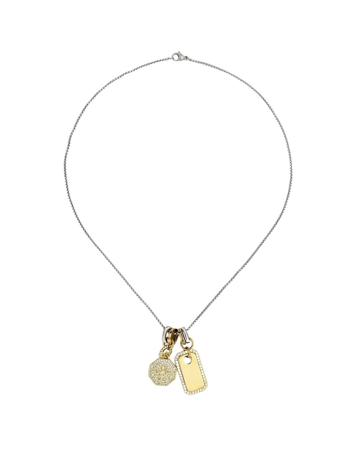 Tag Charm Necklace