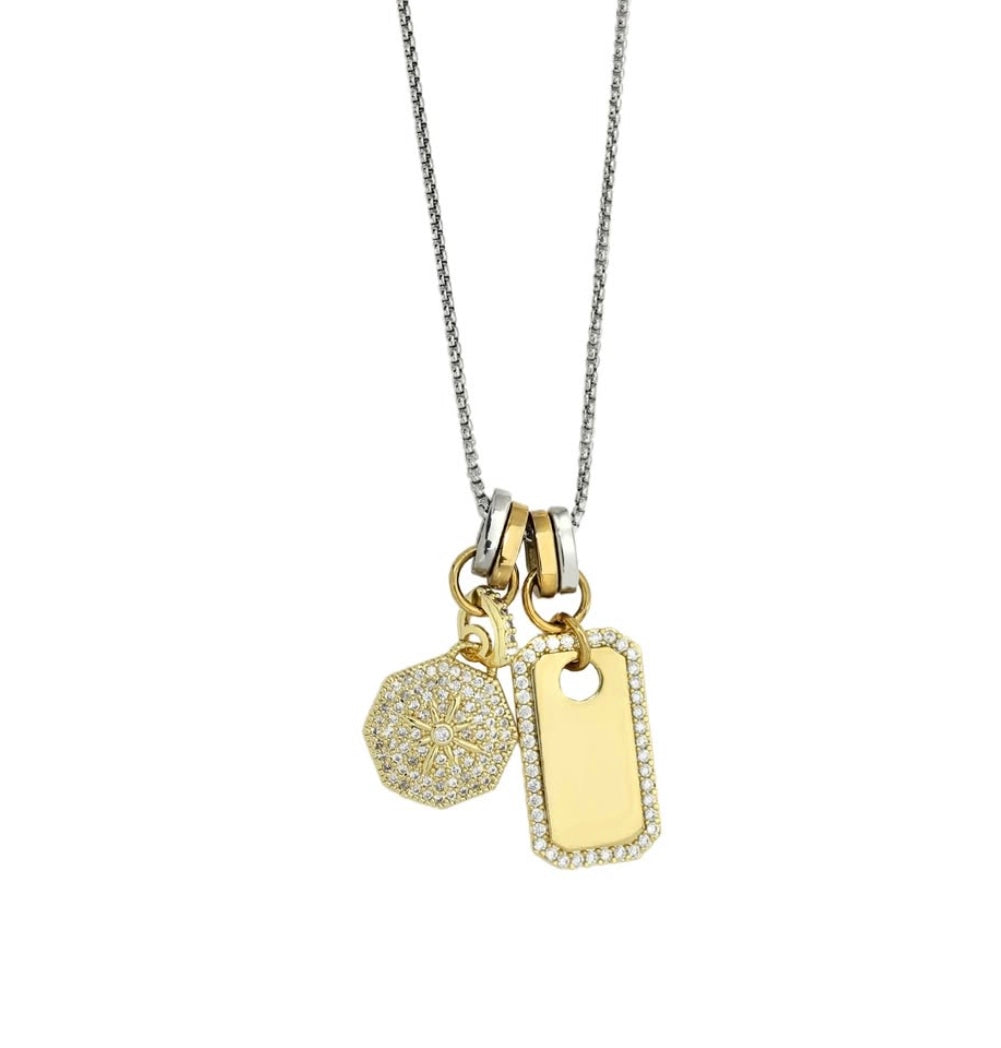 Tag Charm Necklace