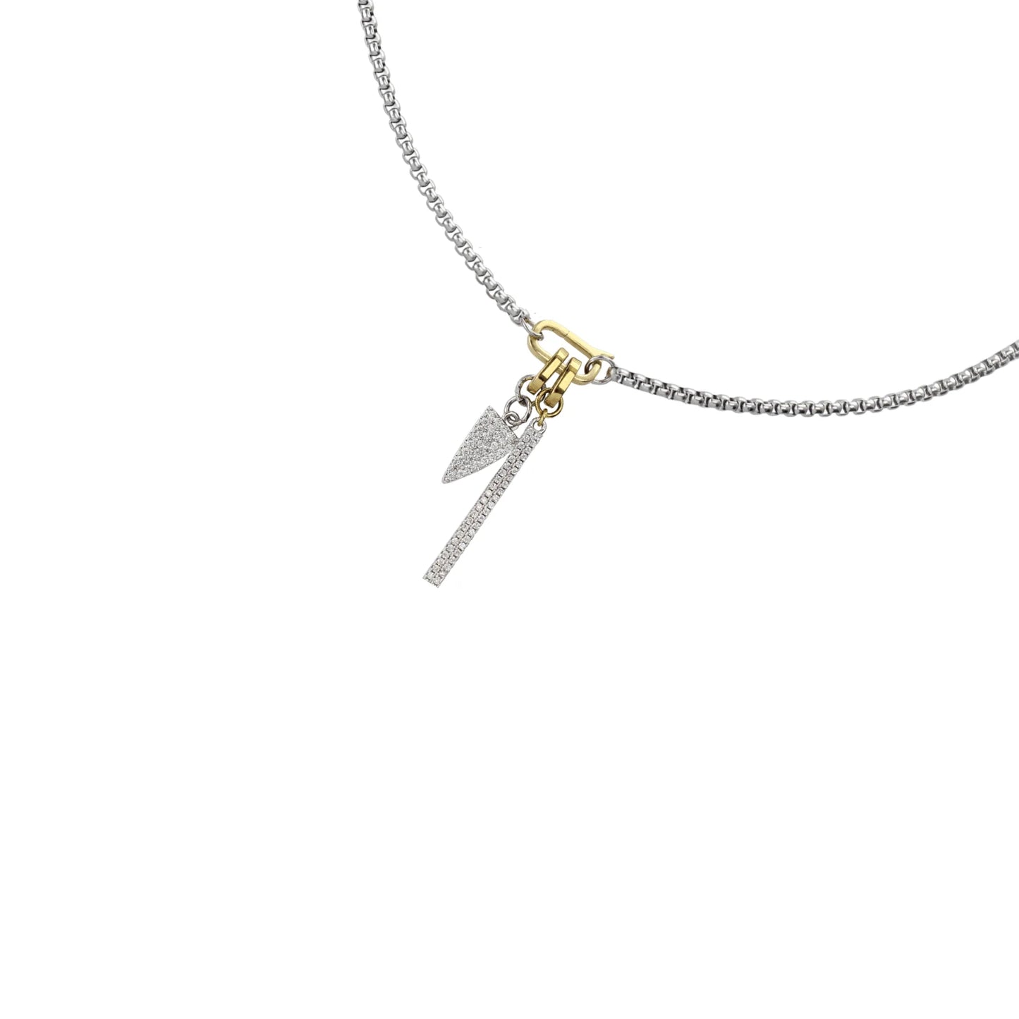 Link Box Bar Necklace