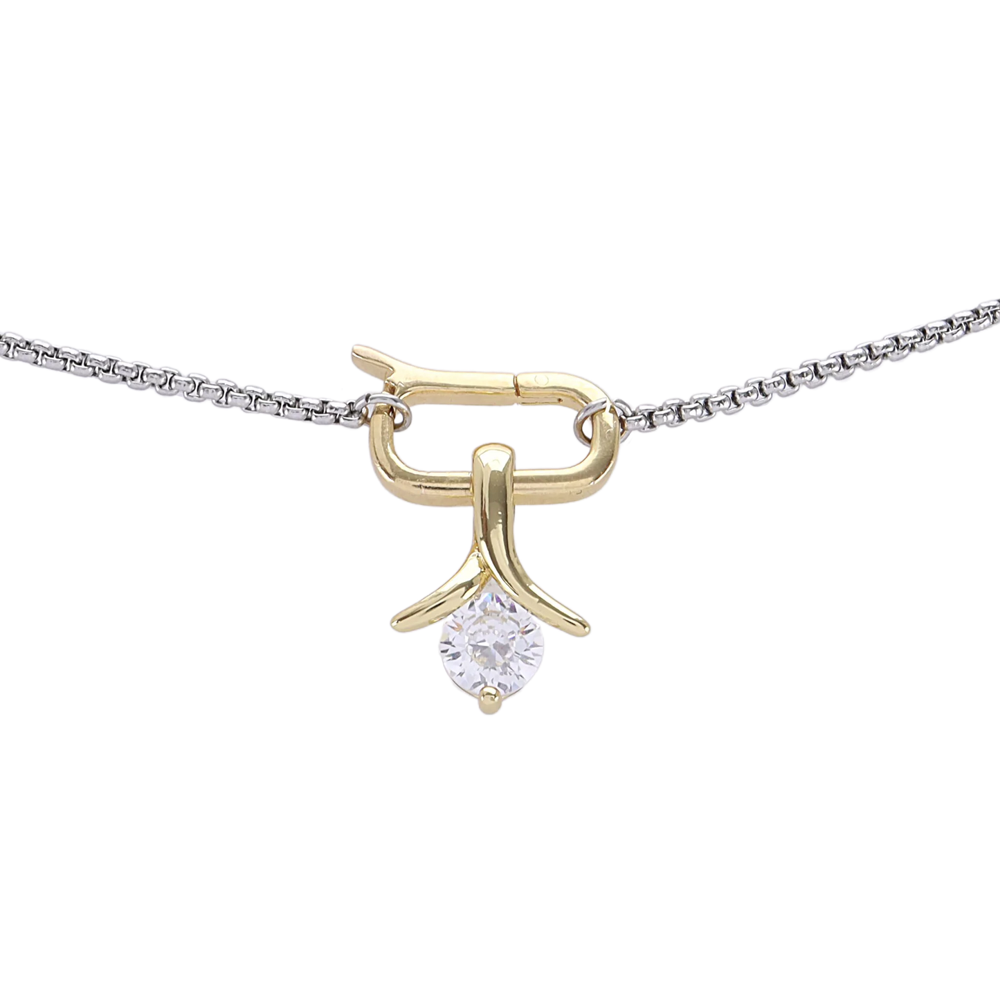 SOLITAIRE LILY NECKLACE