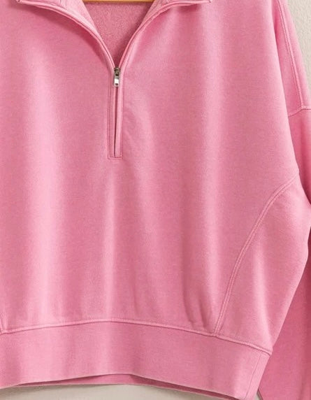Half Zip Sweatshirt