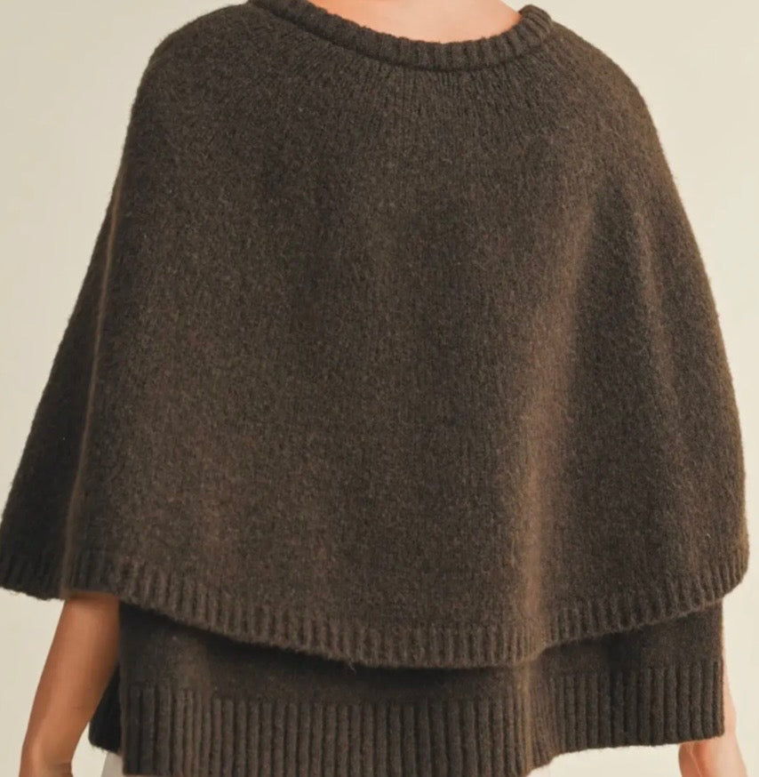 Chocolate Capelet