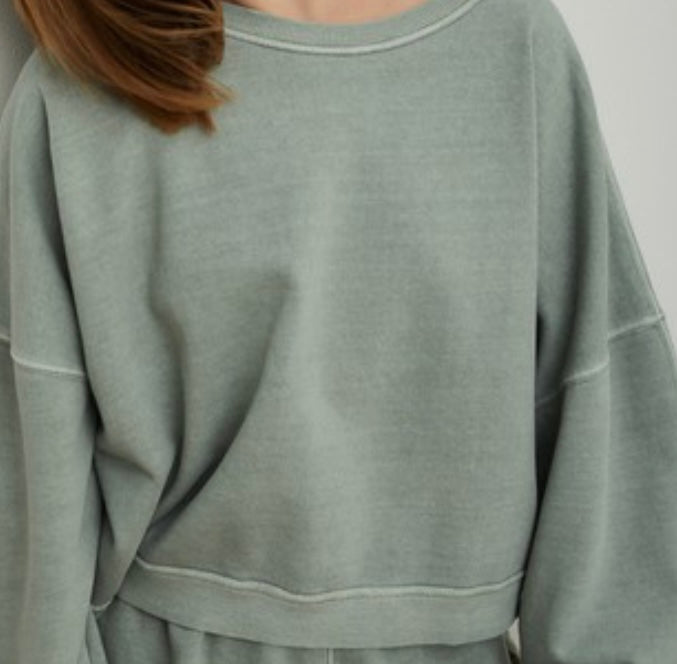 Organic Crop Sweatshirt