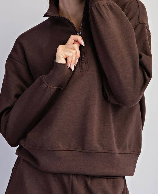 Scuba Zip Pullover