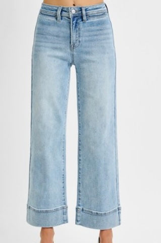 Crop Wide Leg Denim