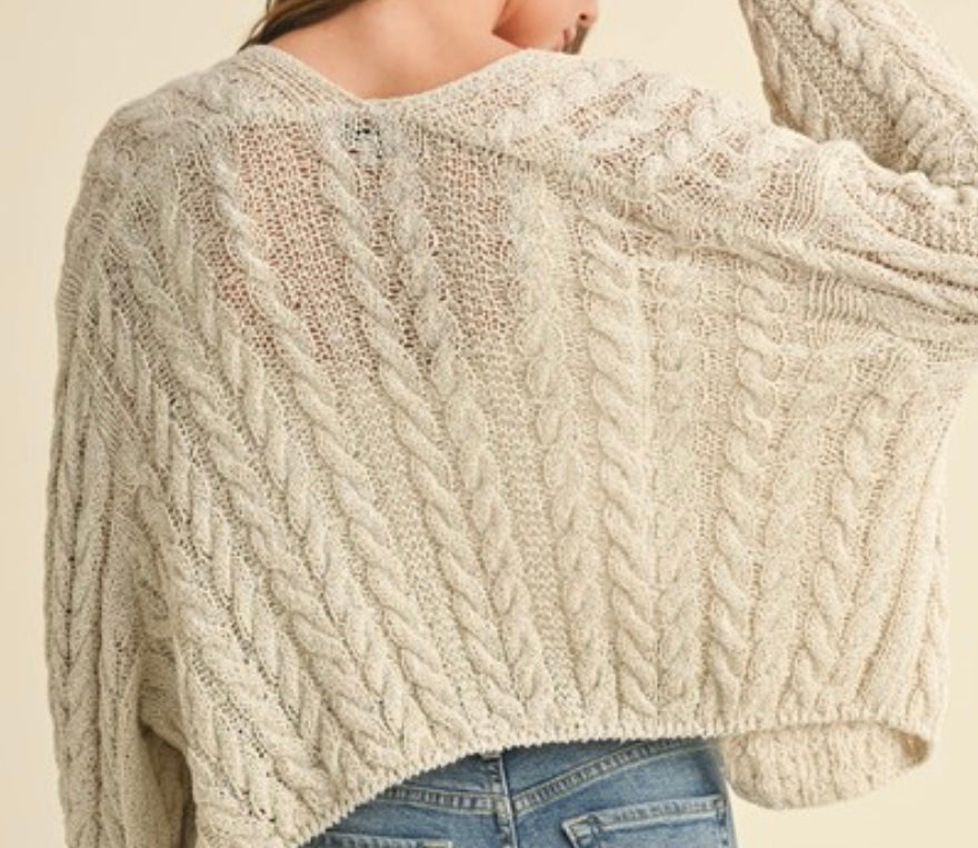 Cable Knit Cardigan