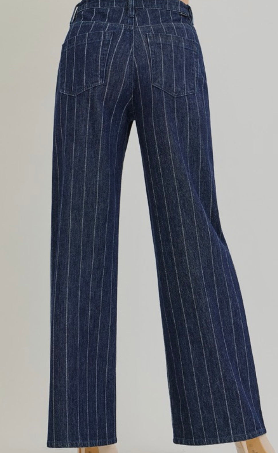 Pinstripe Denim