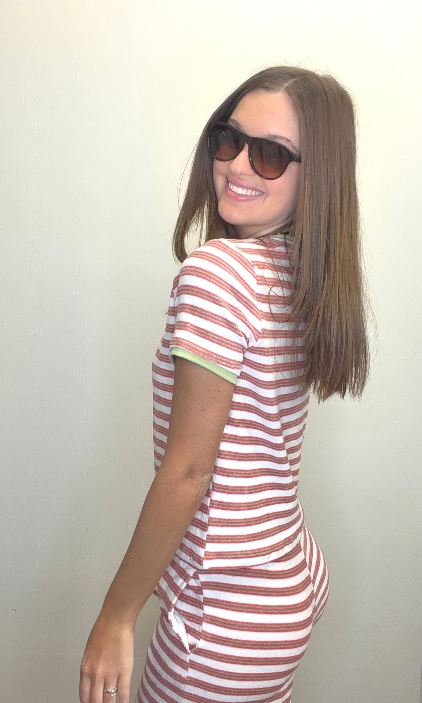 Striped Terry Pants