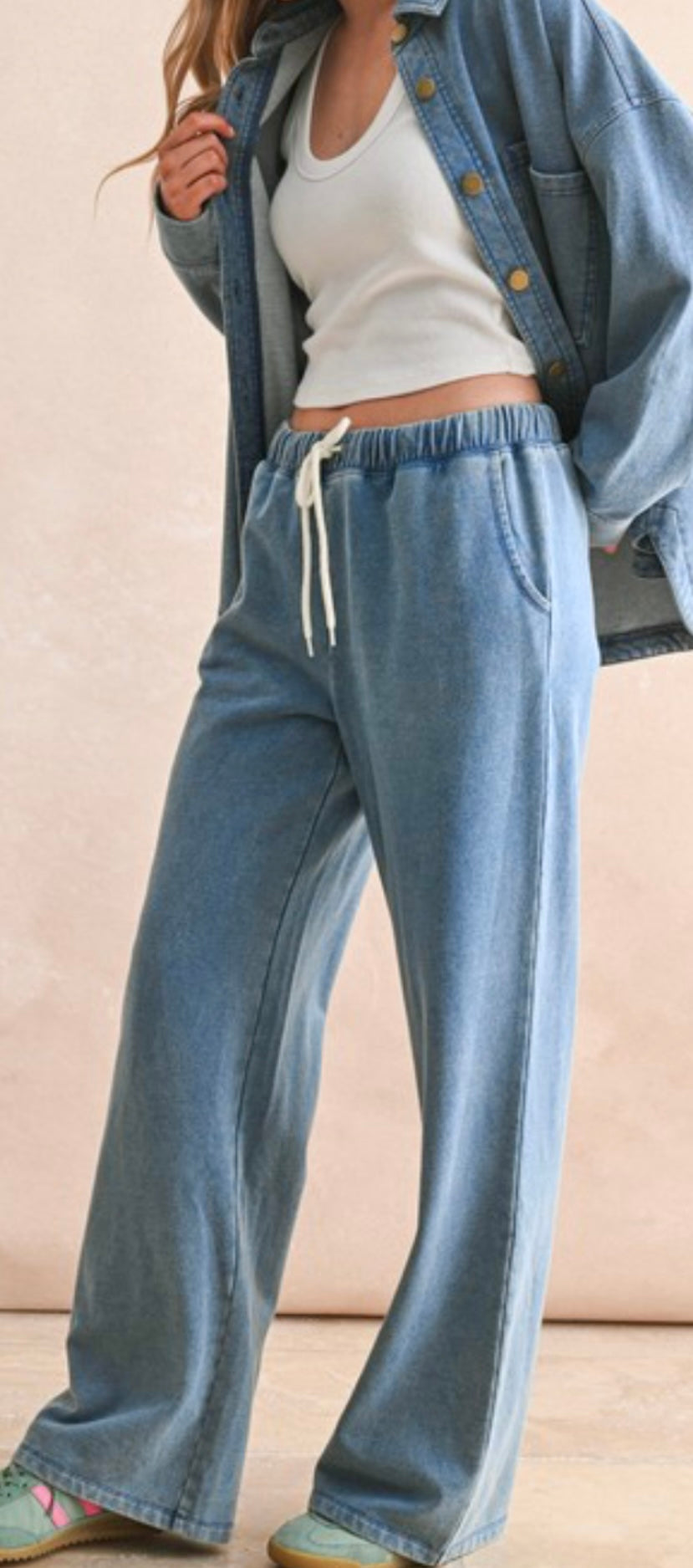 Washed Knit Pants