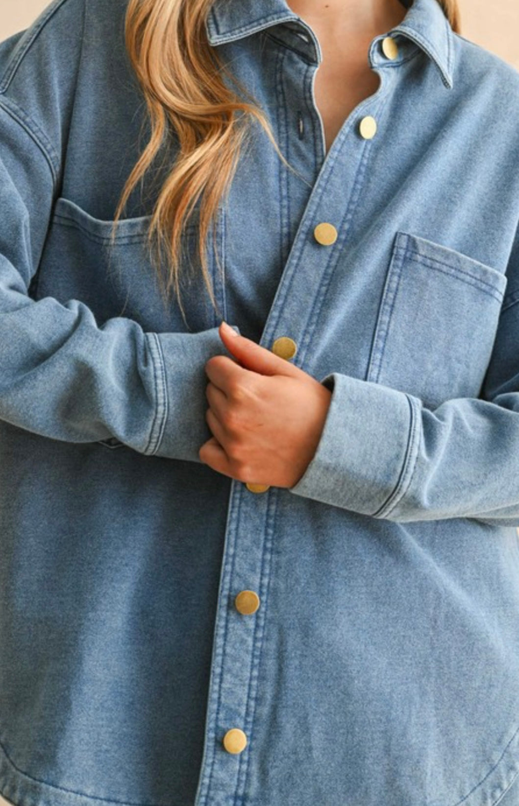 Knitted Shirt Jacket