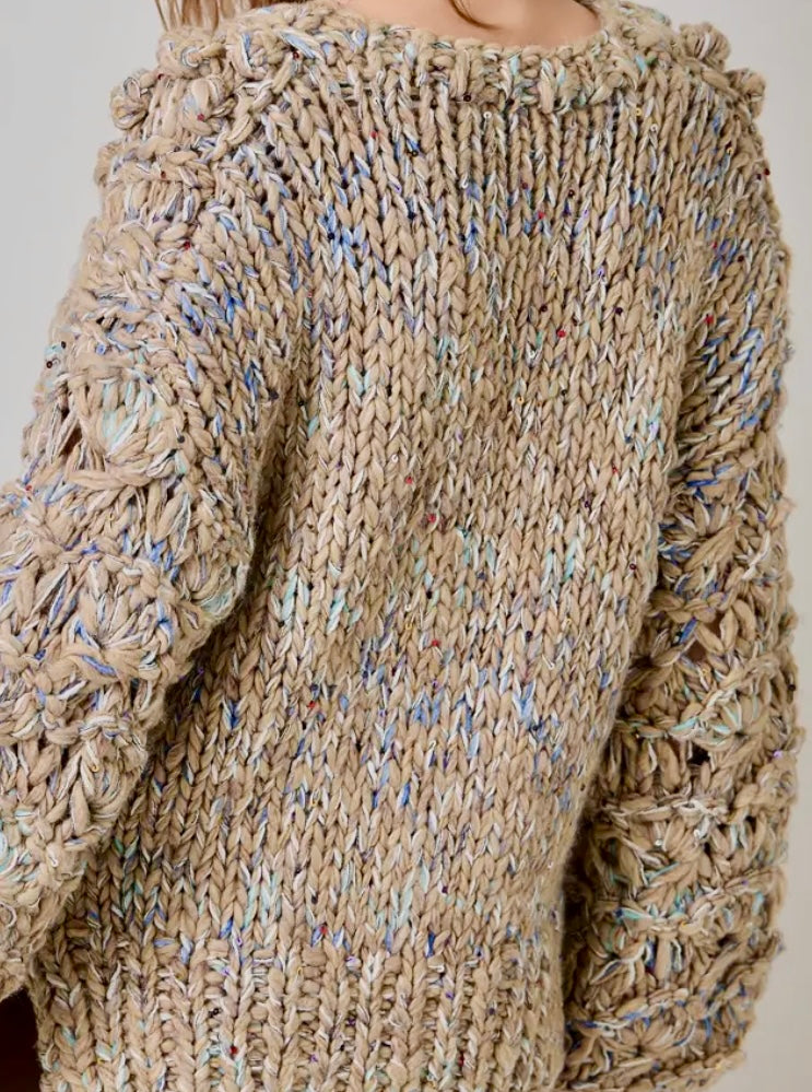 Chunky Flecked Cardigan