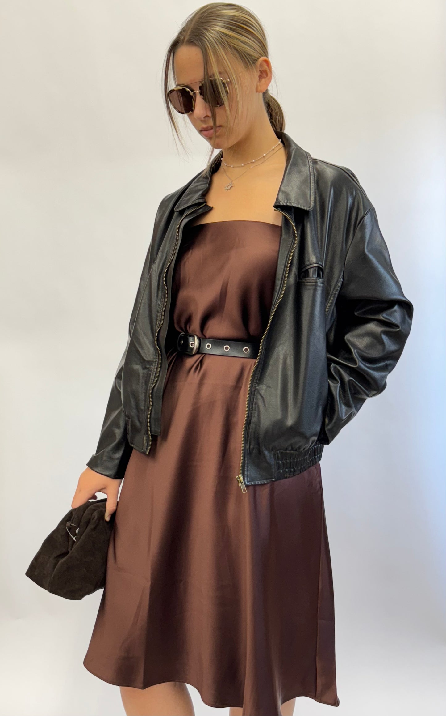 Washed Leather Jacket
