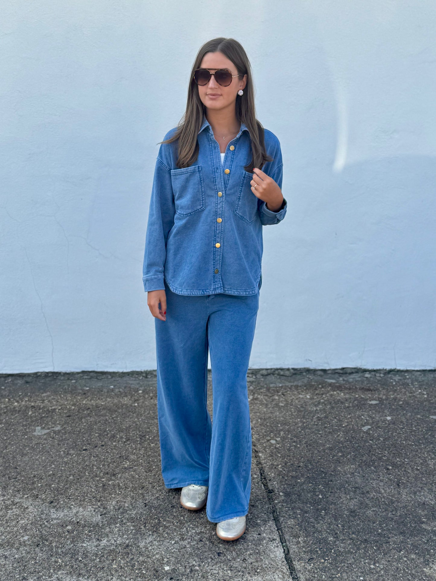 Washed Knit Pants