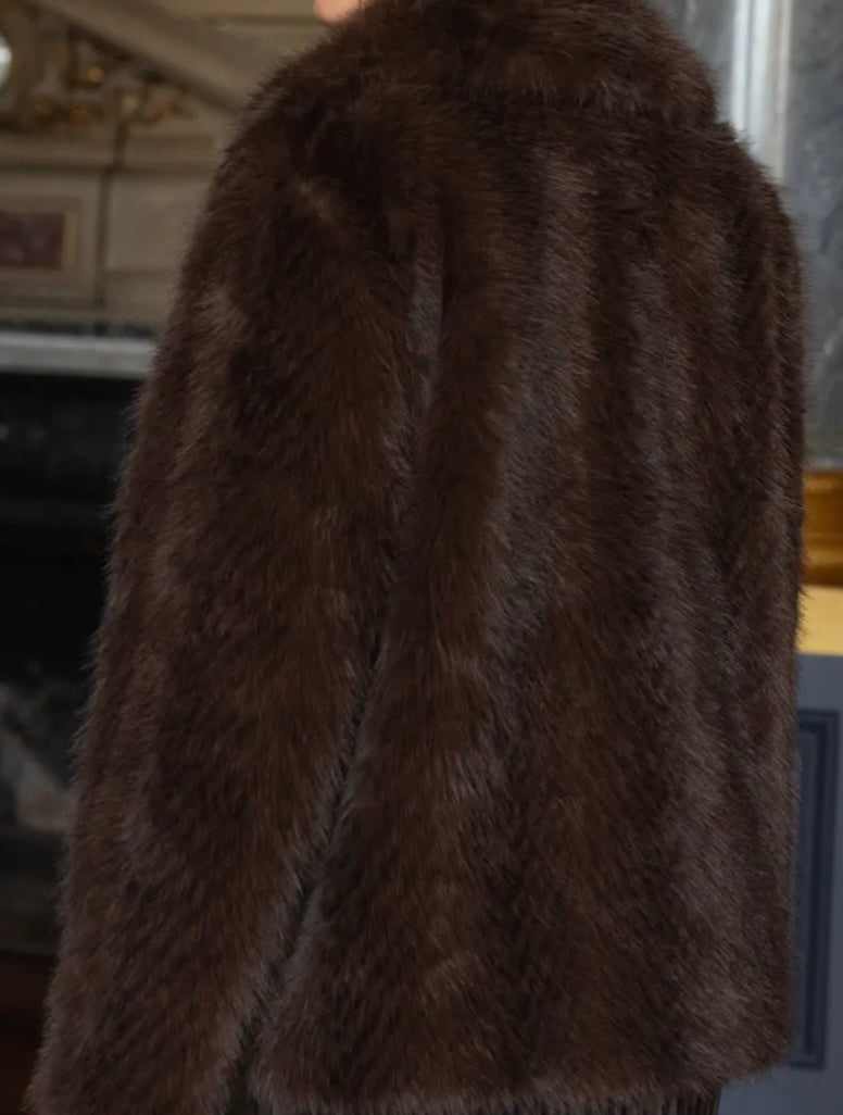 Chocolate Fur Jacket