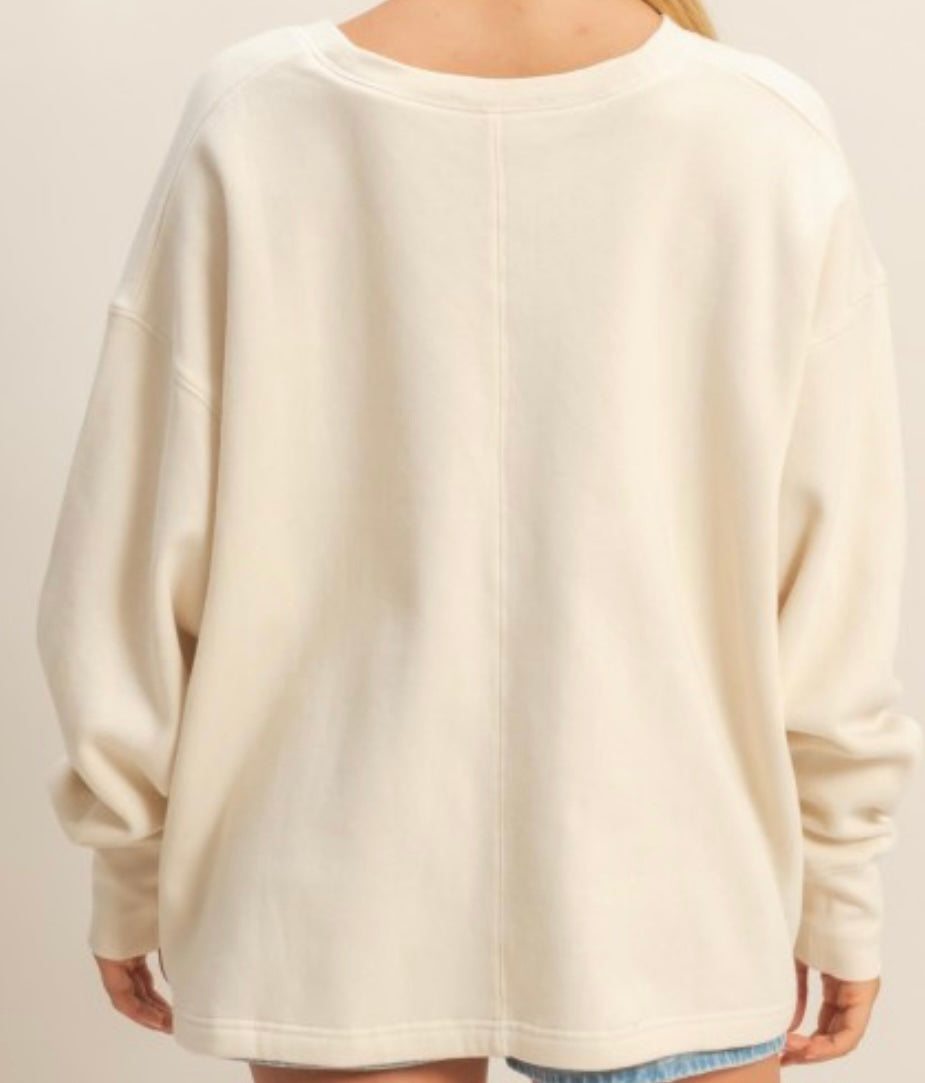 V Neck Pullover
