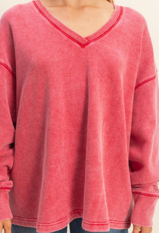 V Neck Pullover