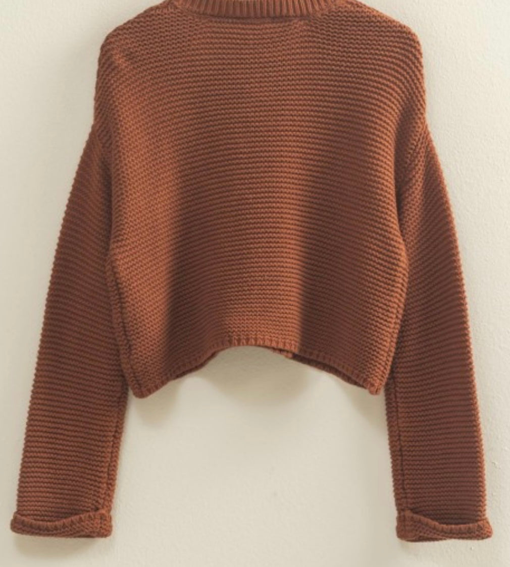 Textured Knit Sweater