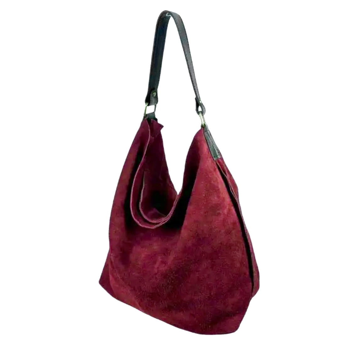 Suede Hobo Bag