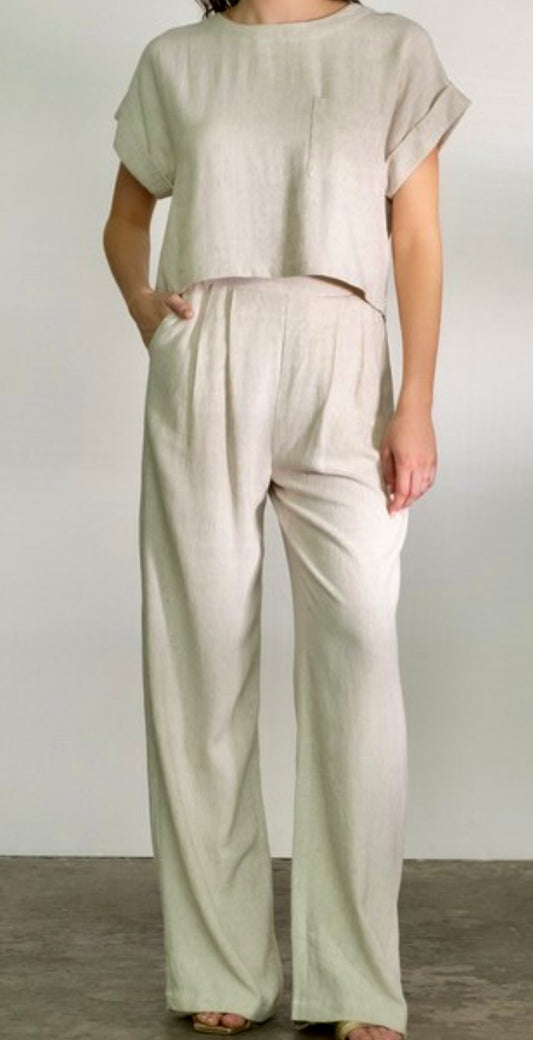 Linen Pant Set