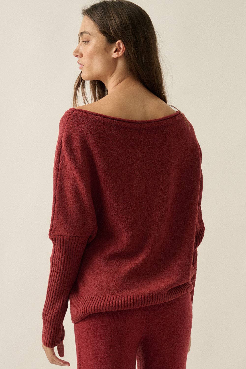Boatneck Dolman Sweater