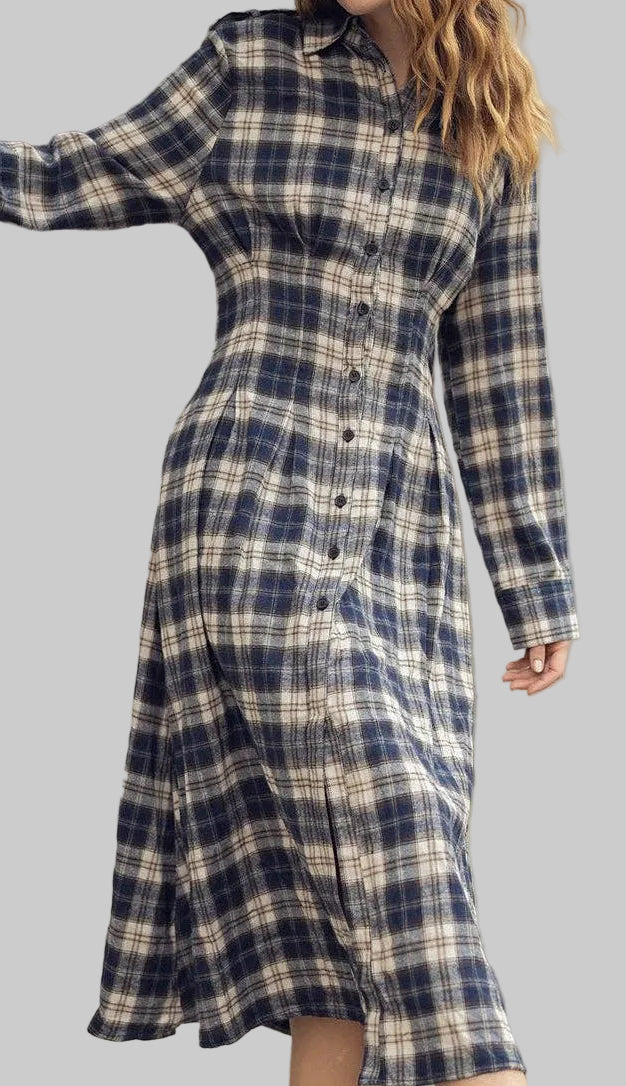 Plaid Maxi Dress