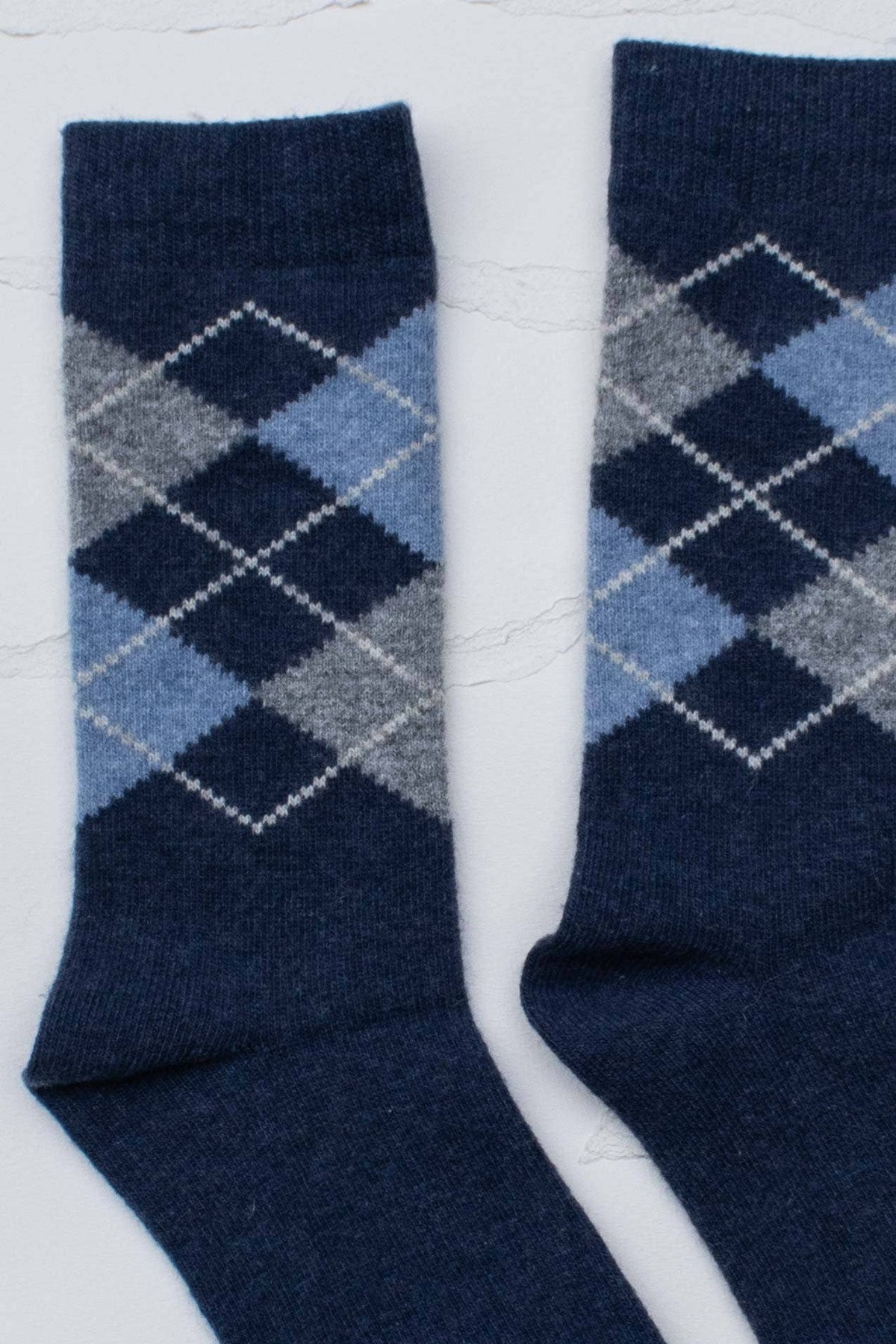 Classic Argyle Crew Socks