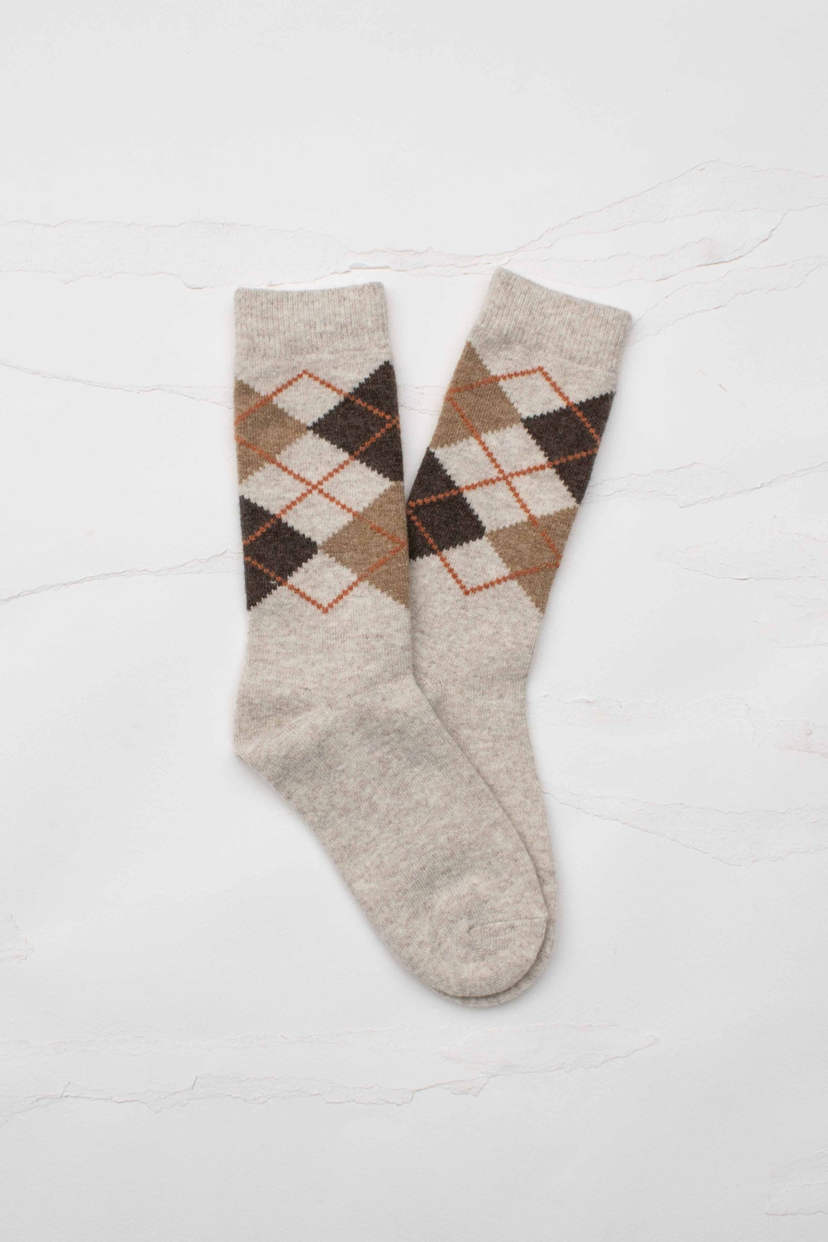 Classic Argyle Crew Socks