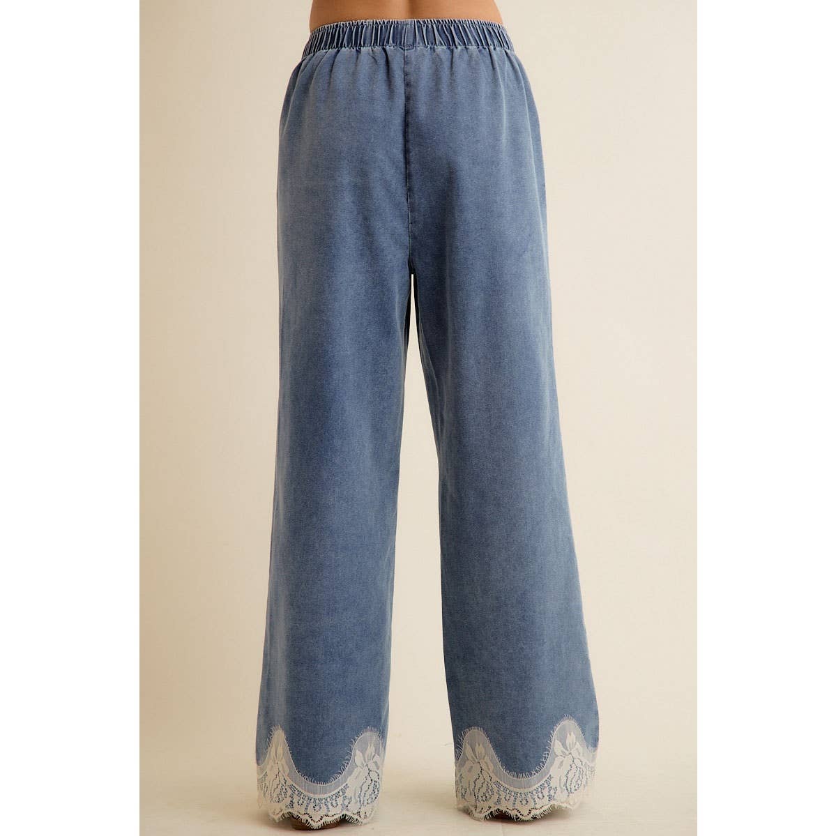 Lace Trim Jeans
