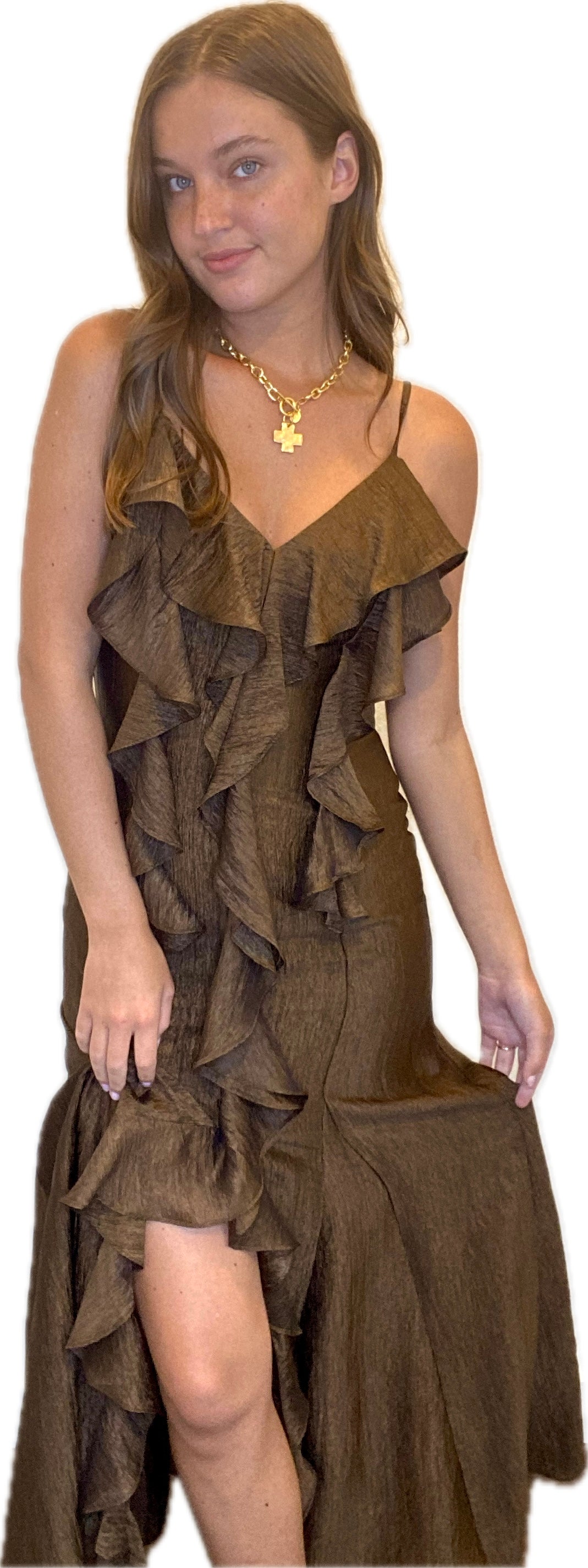 Ruffled Maxi Dress