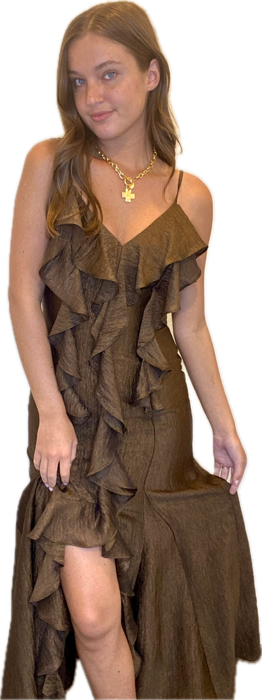 Ruffled Maxi Dress