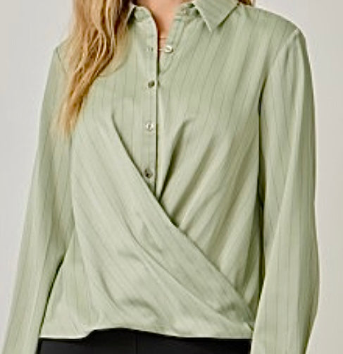 Twisted Botton Blouse