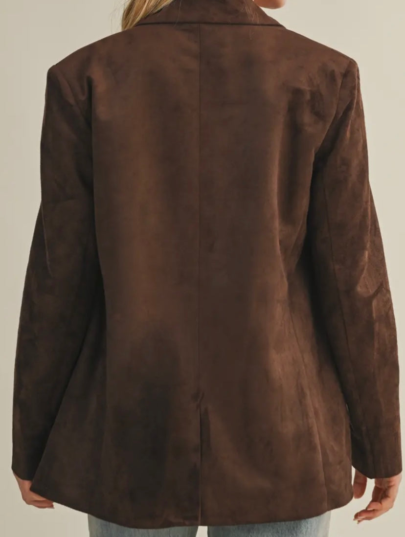 Suede Blazer