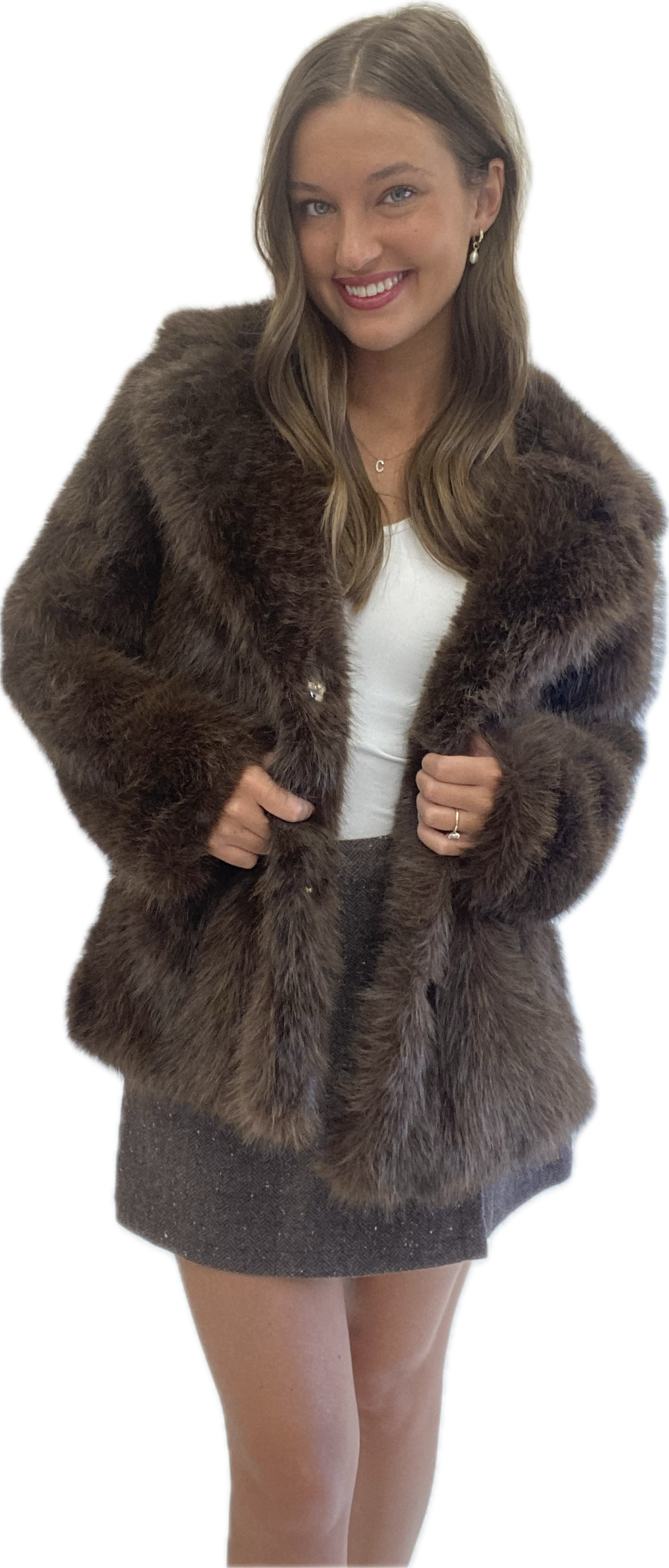 Chocolate Fur Jacket