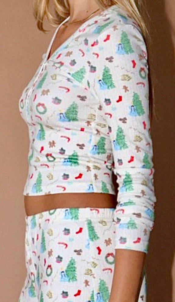 Gingerbread Pajama Set