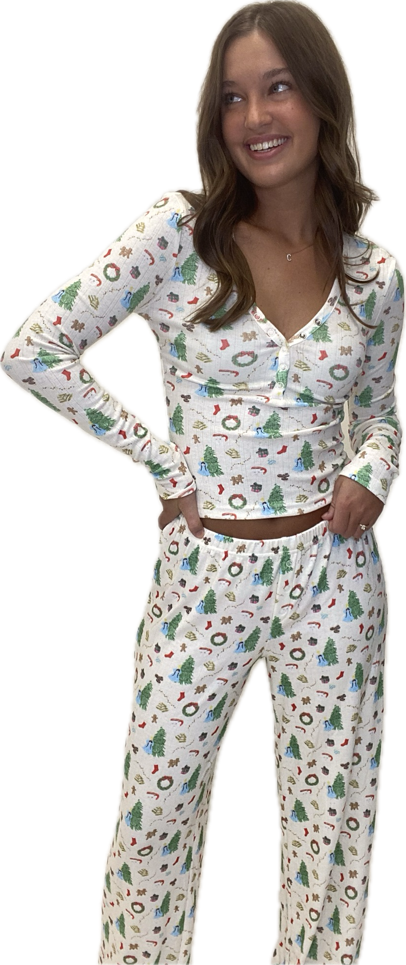 Gingerbread Pajama Set