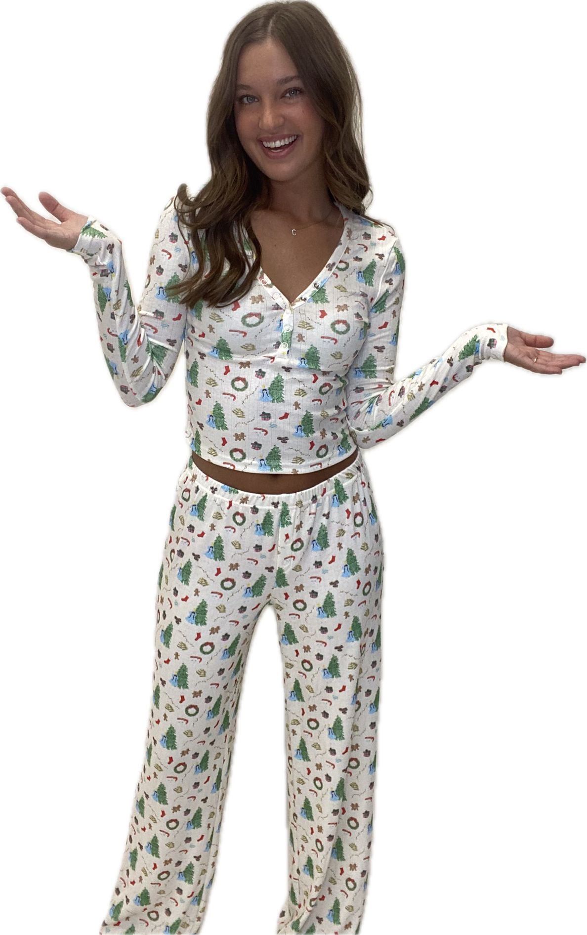 Gingerbread Pajama Set