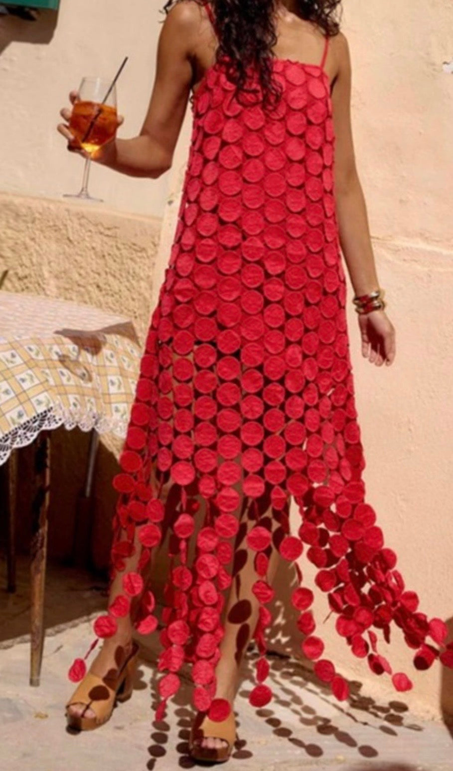 Coral Maxi Dress