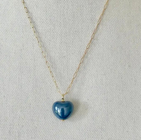 Mini Puffy Heart Necklace