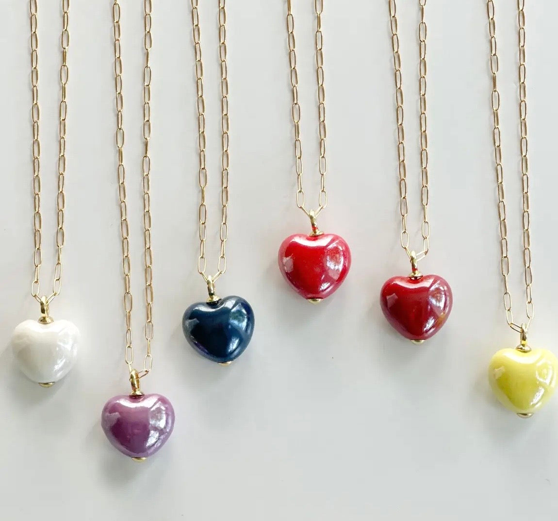Mini Puffy Heart Necklace