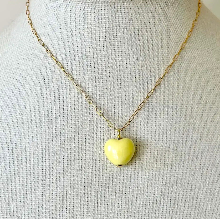 Mini Puffy Heart Necklace